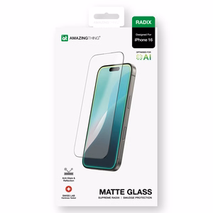 AmazingThing Radix Matte Glass закалённое стекло для iPhone 16
