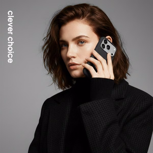 Crong Color Cover Magnetic MagSafe ümbris seadmele iPhone 17 Pro, must