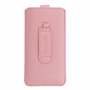 WONDER Deko Pouch Ümbris (Size XXL) jaoks Samsung S25 Ultra/S24 Ultra/M35/M23/A16 5G/Xiaomi Redmi 14C roosa