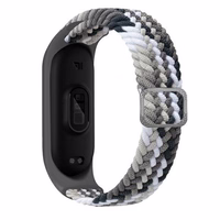 Beline rihm Mi Band 9/8 Nylon must-valge