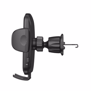 Tech-Protect CM15W-V1 автомобильный держатель телефона с 15W индуктивным зарядным устройством для панели/вентиляционной решётки - чёрный