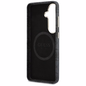 Guess ümbris 4G Rhinestone Round Logo MagSafe Samsung Galaxy S26 Plus must
