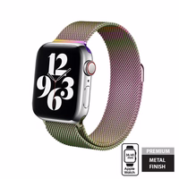 Crong Milano Steel - Stainless Steel rihm Apple Watch 38/40/41/42 mm (Iridescent)