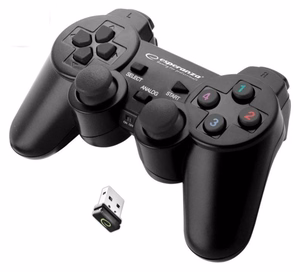 Esperanza EGG108K mängukontroller must USB 2.0 Gamepad analoog / digitaal PC, Playstation 3