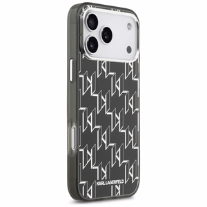 Karl Lagerfeld IML KL Monogram MagSafe Ümbris jaoks iPhone 17 Pro Max - Must