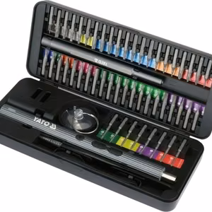 YATO YT-25770 56-osaline akukruvikeeraja ja otsikute komplekt 3,7 V