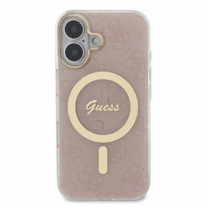 Guess IML 4G MagSafe iPhone 16 Plus Ümbris - roosa