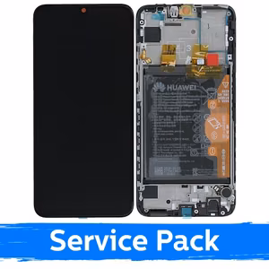 LCD Ekraan Ühildub Huawei P Smart 2019 Must Koos Frame (Service Pack)