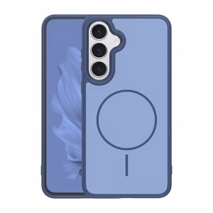 Frame Thin Mag ümbris for Samsung Galaxy S25 FE tumesinine