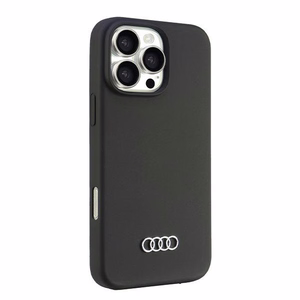 Audi Silicone Ümbris iPhone 16 Pro Max 6.9" must/must hardcase AU-LSRIP16PM-Q3/D1-BK