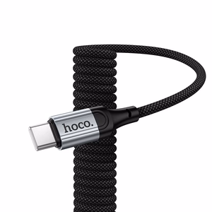 Кабель USB C to CUSB Hoco PD 60W 1,5 m X121 черный