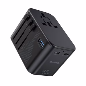 Universal Travel Laadija Choetech PD5009 65W 2xUSB-C/USB-A must