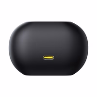 Baseus Bass 15 Clip OWS Juhtmevaba Kõrvaklapid with Baseus Simple USB-C 3A 30cm Kaabel - Must