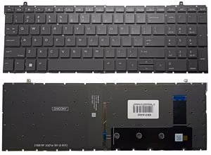 Keyboard HP Elitebook 860 G9, 865 G9, 860 G10, 865 G10, koos backlight, US