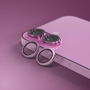 Etteri защита объектива камеры iPhone 16 / 16 Plus розово-розовый