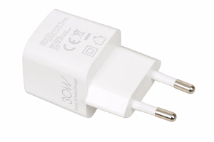 Seinaäärne laadija I-BOX C-38 PD30W, valge