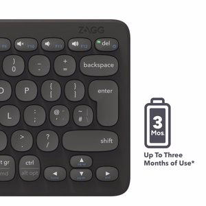 ZAGG Pro клавиатура 12 дюймов-Charcoal-UK (беспроводная зарядка на коврике)