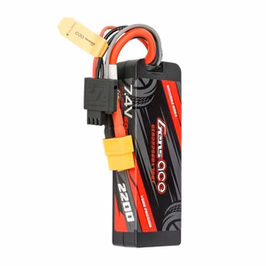 Lipo Gens ace G-Tech 2200 mAh 7,4 V 2S1P 60C GRP-76 kõvakorpusega aku XT60-pistikuga