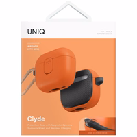 Uniq Clyde Lock Ümbris jaoks AirPods 4 - Oranž