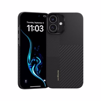 Benks Montage Magnetic Armor Air Kevlar Ümbris PC Frame 600D+1500D (M063) jaoks Iphone 16 must