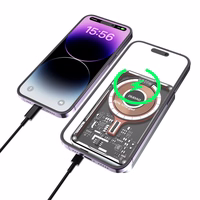 Dudao TGK1 elektripank koos MagSafe juhtmevaba laadijaga 20W 10000mAh must (TGK1-must)