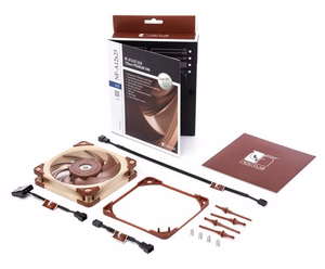 Noctua NF A12x25 ULN Arvutikohvri ventilaator 12 cm beež, punane