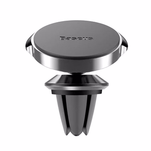 Universal car phone holder Baseus SUER-A01 for using on ventilation grille, magnetic fixing, black