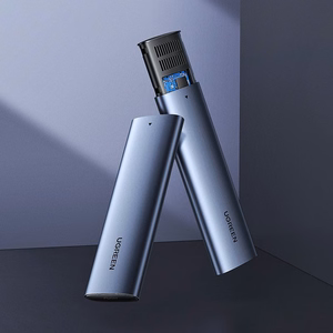 Ugreen M.2 SSD korpus USB 3.2 Gen 2 (SuperSpeed USB 10 Gbps) + USB Type-C kaabel 0,5m hall (CM400 10902)