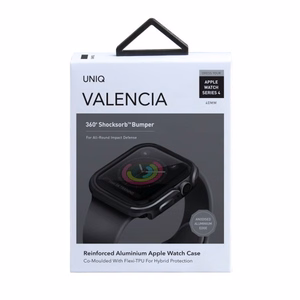 Чехол Uniq Valencia для Apple Watch 4 / 5 / 6 / SE 40 мм - серый