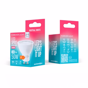 Forever Light LED Bulb GU10 38° 7.2W 585lm 4000K class F