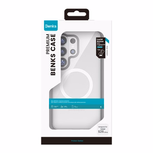 Benks Magnetic Lucid Armor ümbris (A048) Samsung Galaxy S26 valge