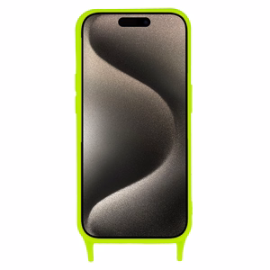 Strap Silicone Ümbris jaoks Iphone 15 Plus design 2 lime