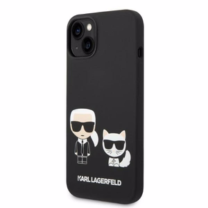Karl Lagerfeld KLHMP14MSSKCK iPhone 14 Plus 6.7 "hardcase must / must Liquid Silicone Karl & Choupette Magsafe