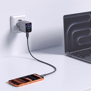 Tech-Protect PowerVision NC45W-GaN 1 pordiga seinalaadija, PD 45W – tumehall