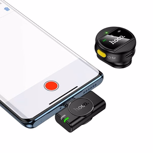 Juhtmevaba mikrofon USB C Hoco L21 must