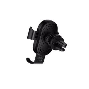 Devia car holder Gravity with wireless inductive charger black 10W air vent