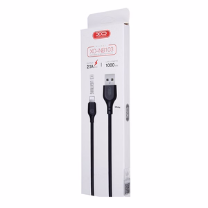 XO kaabel NB103 USB - Lightning 1,0 m 2,1A, valge