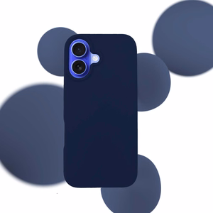 Tumesinine silikoonümbris 3mk Silicone Case mudelile Apple iPhone 16