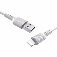 Borofone Kaabel BX16 Easy - USB to Lightning - 2A 1 metre valge