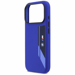 BMW M Silicon Vertical Logo MagSafe Ümbris jaoks iPhone 17 Pro - Navy sinine