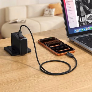 Hoco U154 USB-C–USB-C-kaabel punktmaatriks-LCD-ekraaniga, 3 A, 60 W, 1 m, must