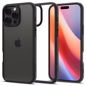 Spigen Ultra Hybrid Ümbris jaoks iPhone 16 Pro Max - Matte Must
