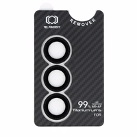 Tempered glass Tel Protect Titanium Lens 99% AR Aramid Series on camera jaoks Samsung Galaxy S25 (lens 3 pcs)