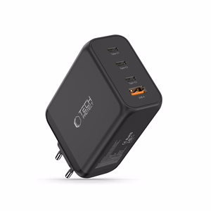 Tech-Protect NC240W-GaN 4-portiline 240W seinalaadija - must