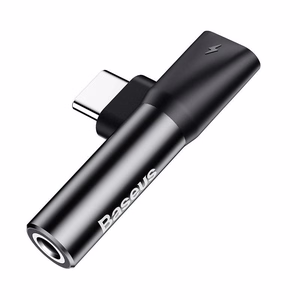 Baseus Audio Adapter USB-C to Mini Jack 3.5mm + USB-C (must)