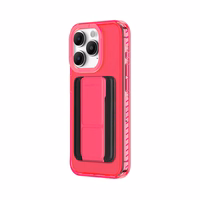 Amazing Thing Titan Pro Neon Mag Wallet Ümbris 10FT IP156.1PTWPN jaoks Iphone 15 Pro roosa with alus