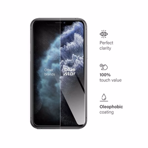 Закалённое стекло для iPhone XS / 11 PRO MAX Blue Star