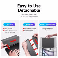 DUX DUCIS case MAGI with pencil storage jaoks iPad Air 13 (2024) must