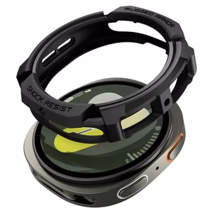 Spigen Rugged Armor Ümbris jaoks Samsung Galaxy Watch 8 40mm - Matt Must