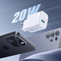 Joyroom JR-TF4 18W USB-A seinalaadija - valge